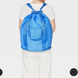 Convertible Terry Cloth Backpack
